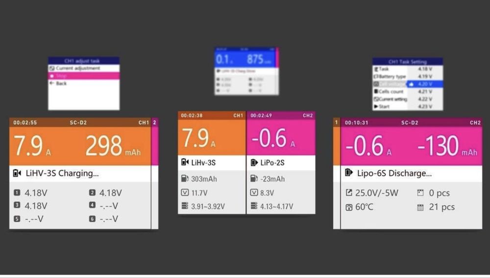 Зарядно за Батерии ISDT  Battery Charger D2 Mark 2,