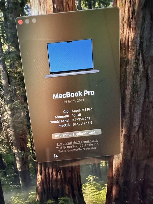 MacBook M1  PRO 16”