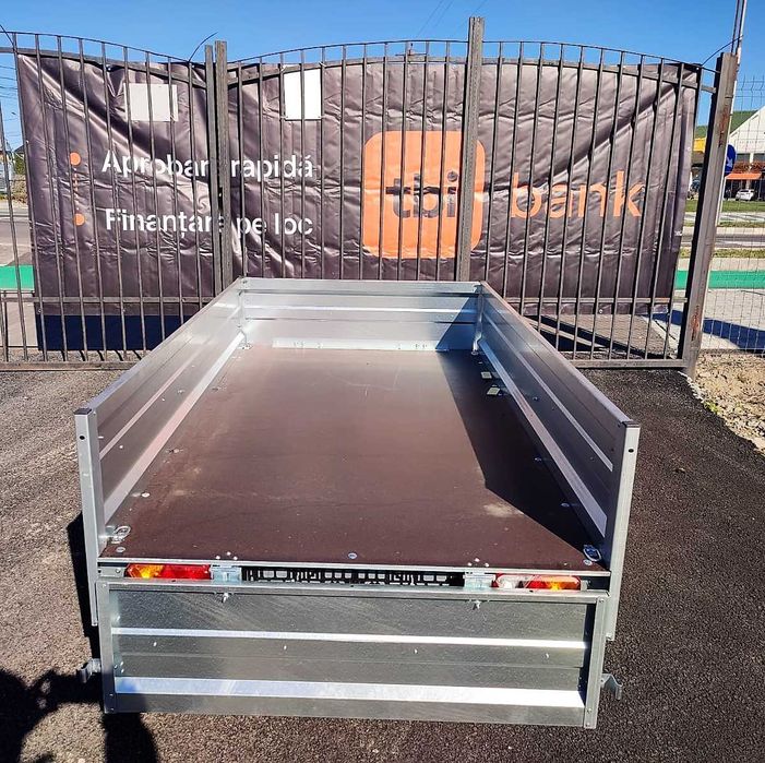 Remorca 750Kg  Pop Industry 230 x 125 cm, CIV Gratuit