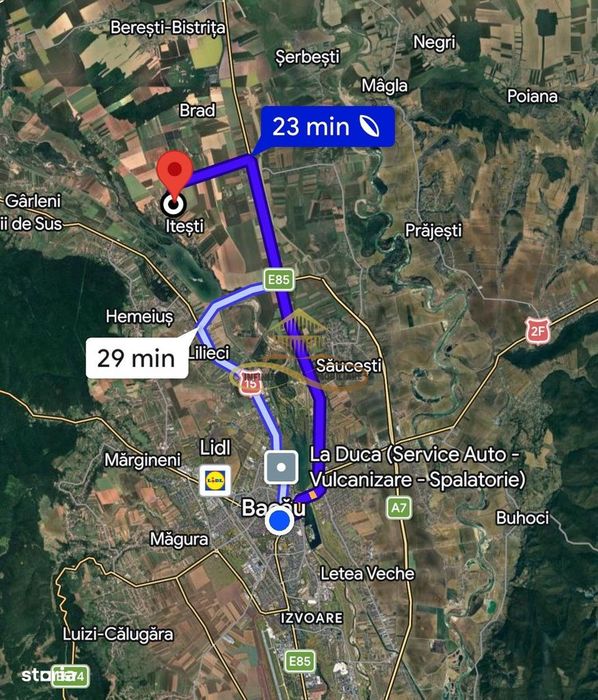 Teren agricol extravilan in Itesti de vanzare