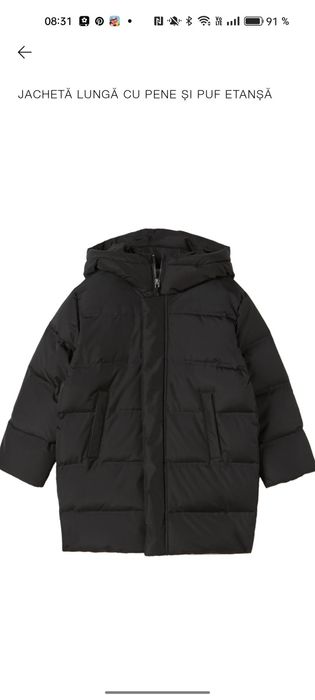 Haina din puf și pene gâscă