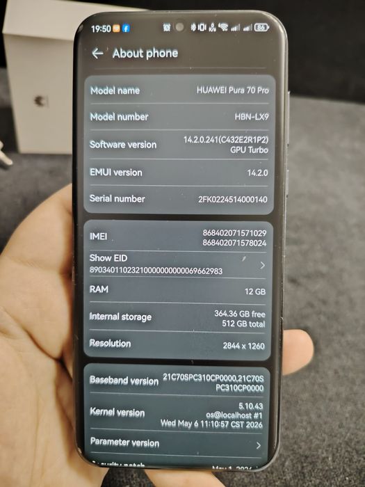 Huawei Pura 70 Pro 12GB 512GB Fullbox Garantie