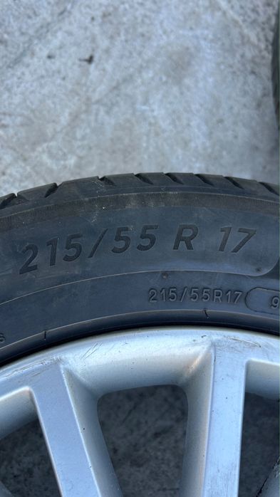 Set jante Audi R17 vara 215/55/17 michelin 5x112