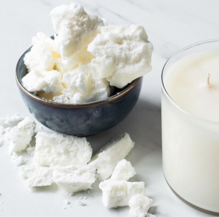 Кокосовый воск для свечей.