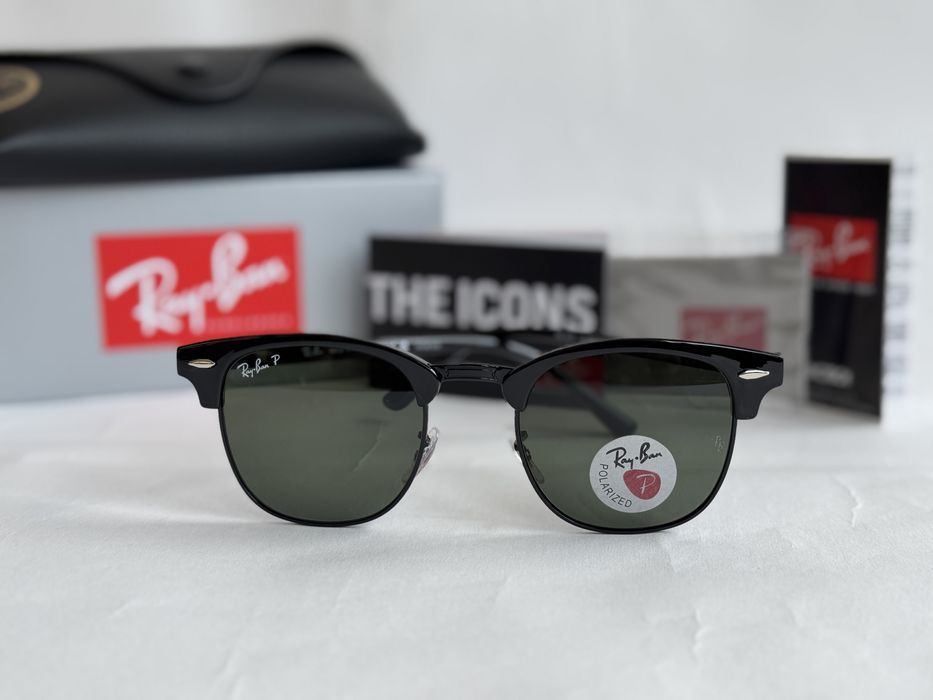Ochelari de soare RAY BAN 3016 Clubmaster Polarizati Noi