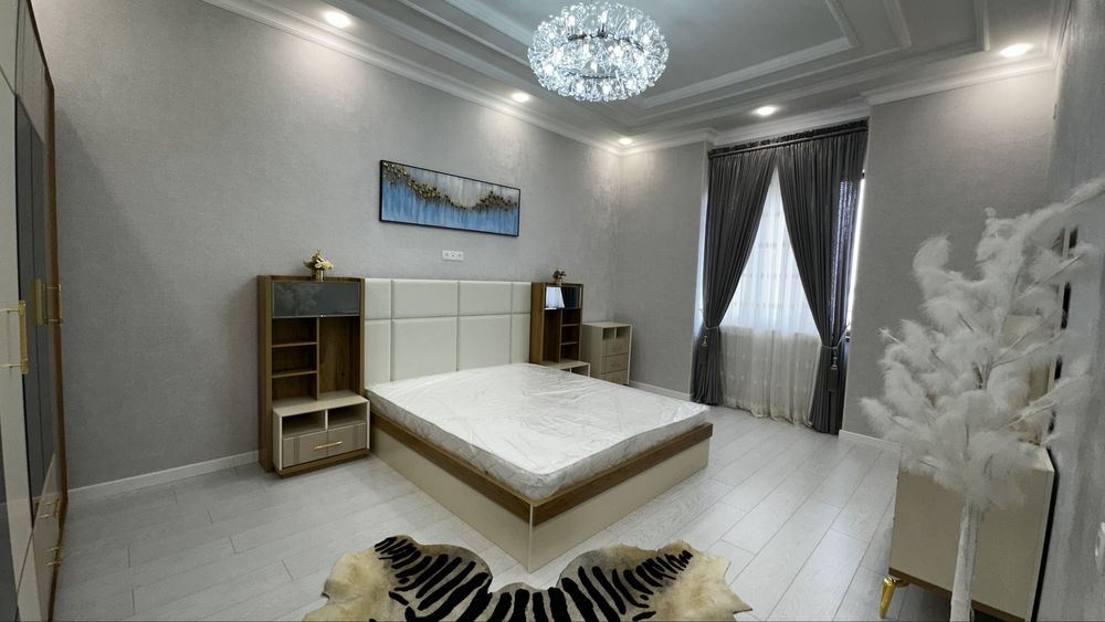 Новый коттедж в Ханабаде (2 сотки). 5 комнат. С мебелью и техникой!