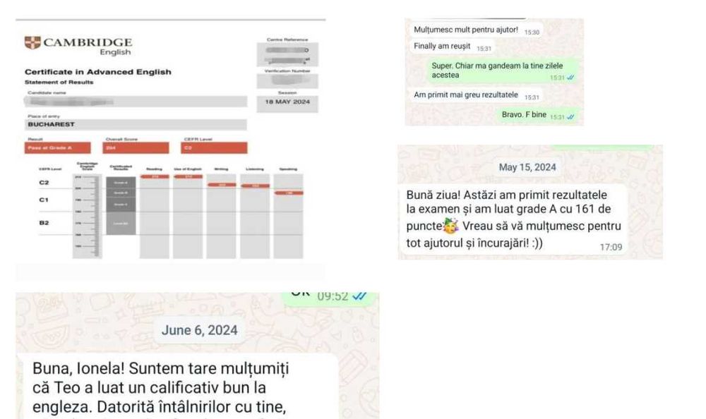 Meditatii Limba si Literatura Engleza orice nivel- ONLINE