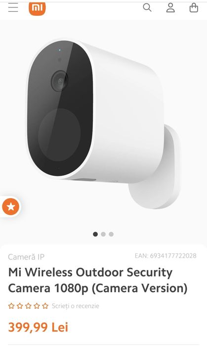 Mi Wireless Outdoor Security Camera 1080p (Set Version)