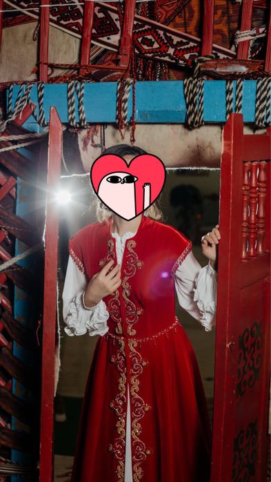 Кажекей в национальном стиле