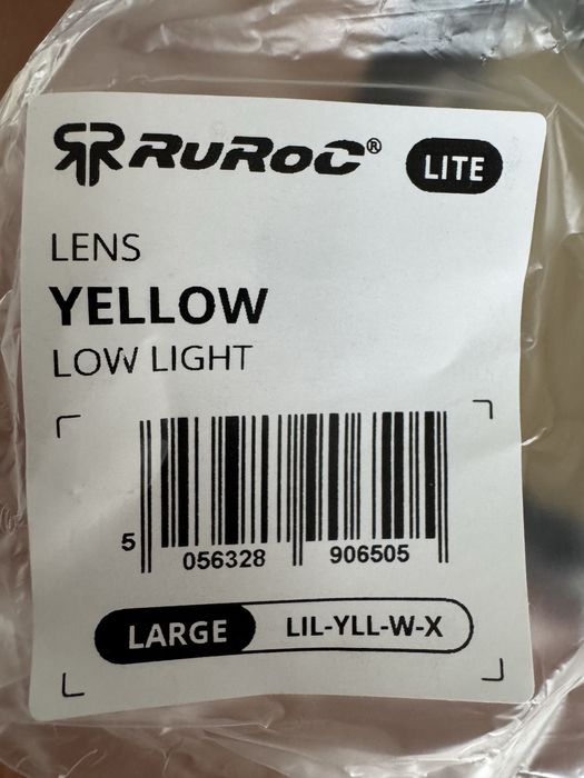 Lentile Ruroc LITE Low Light Yellow S1