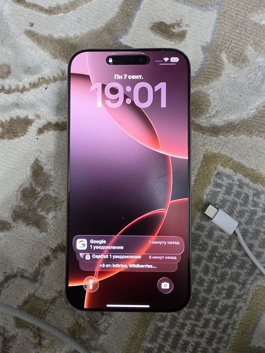 Продаю IPhone 16 pro max 256gb с дефектом