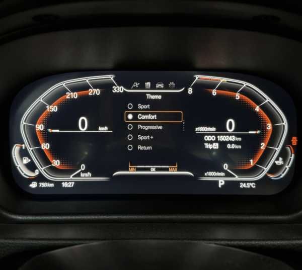 Дигитално Табло 12.3” BMW БМВ E90/ E91/ E92/ E93 – Full LCD Cluster НА СКЛАД!