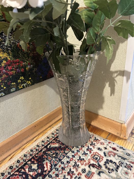 Кристална  ваза, купа