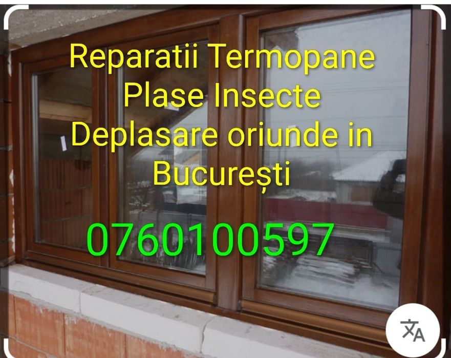 Reparatii Termopane, Plase Insecte