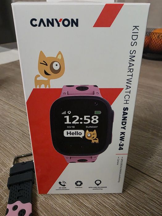 Детски смарт часовник Canyon KW-34