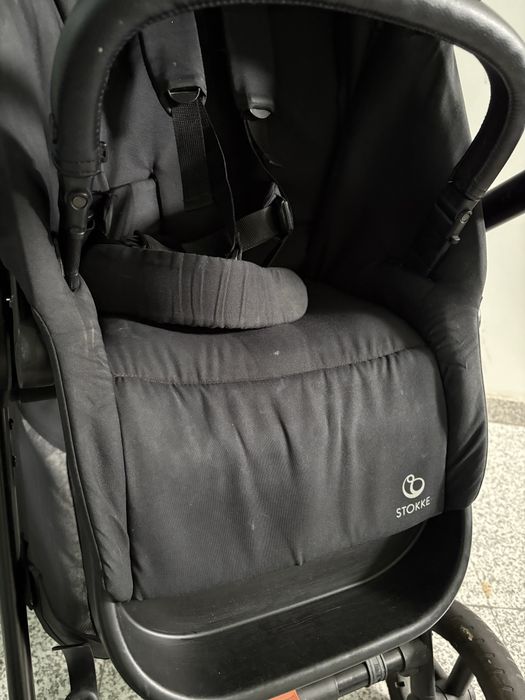 Количка, кош за новородено, стол за кола на Stokke плюс аксесоари