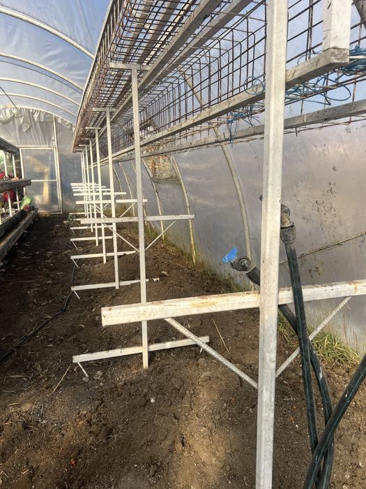 Structura metalica cu ghivece