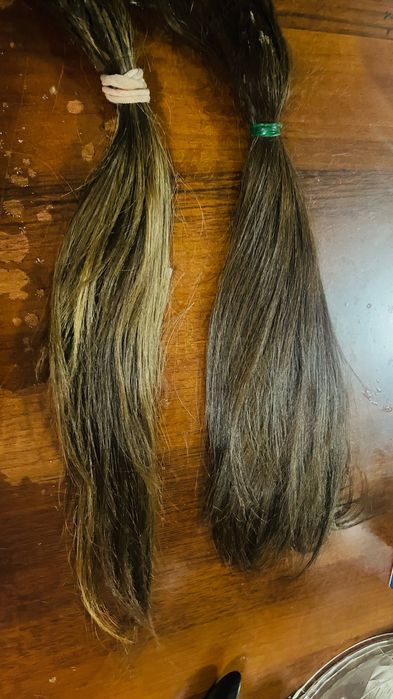 Табиий соч Холодный русый рангда 40 см 100 гр