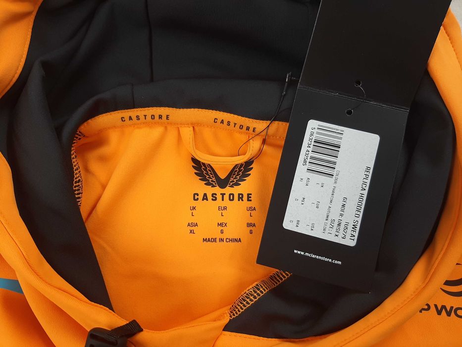 McLaren F1 Team Hooded Sweat - Оригинален мъжки суитшърт р-р L