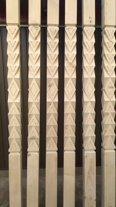 .Stalp sculptat pt. terase, pergole, filigorie, foisor .