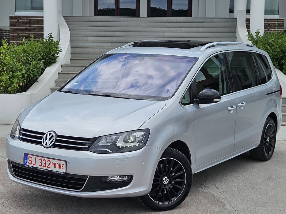 Vw Sharan 2.0d 4x4 Panorama Xenon Sirocou Soft Close Garanție 12 luni