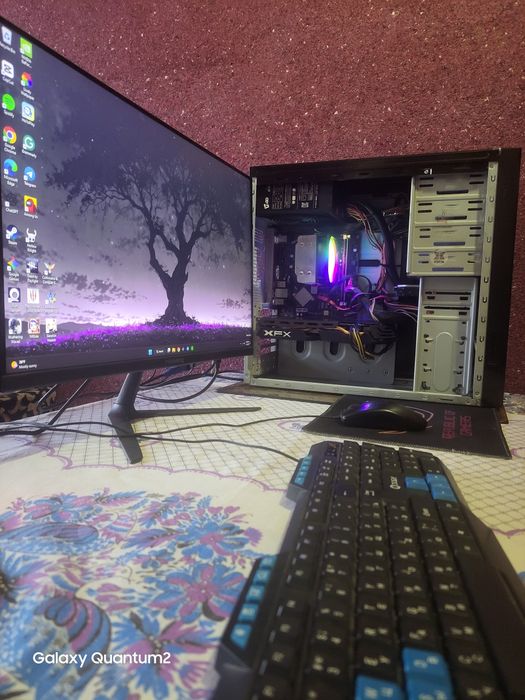Igravoy Komplekt: XFX RX 580 8GB OC+ | 2 ta Monitor (24' 100Hz + 19')