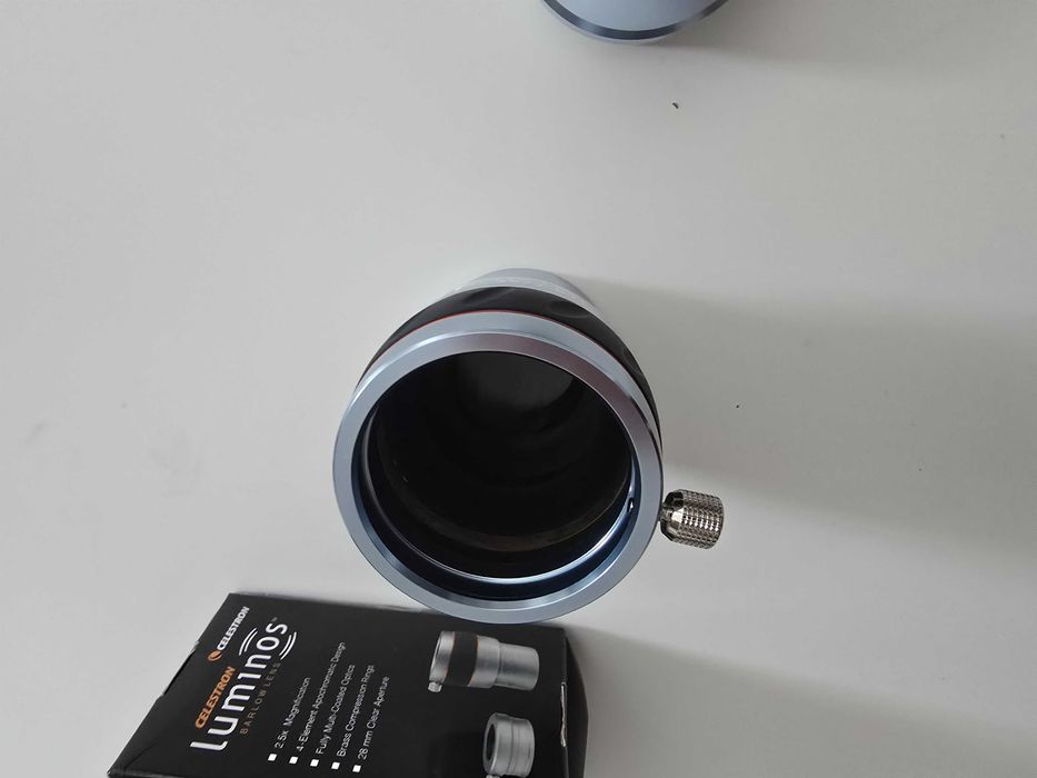 Lentilă Barlow Celestron Luminos 2.5x, 2"