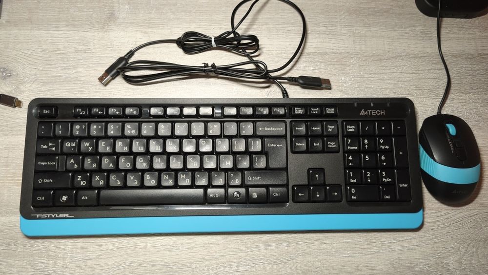 Комплект мишка и клавиатура  A4Tech