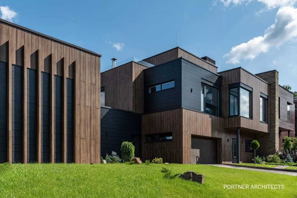 Фасадная доска из ДПК