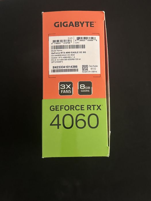 Gigabyte RTX 4060 8GB OC Edition *CUTIE*