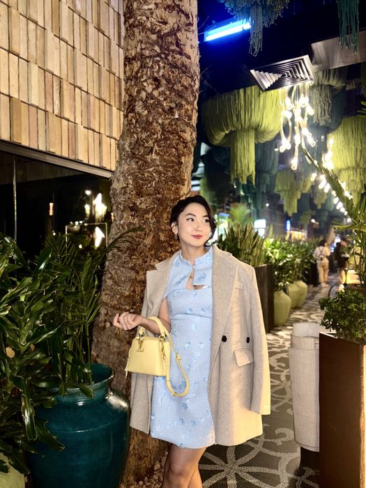 Твид платье мини