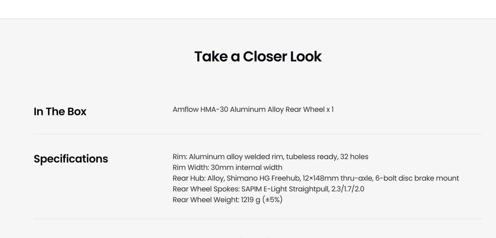 Set de roti 29 - eMTB / Enduro / Trail - Amflow HMA-30 - NOI