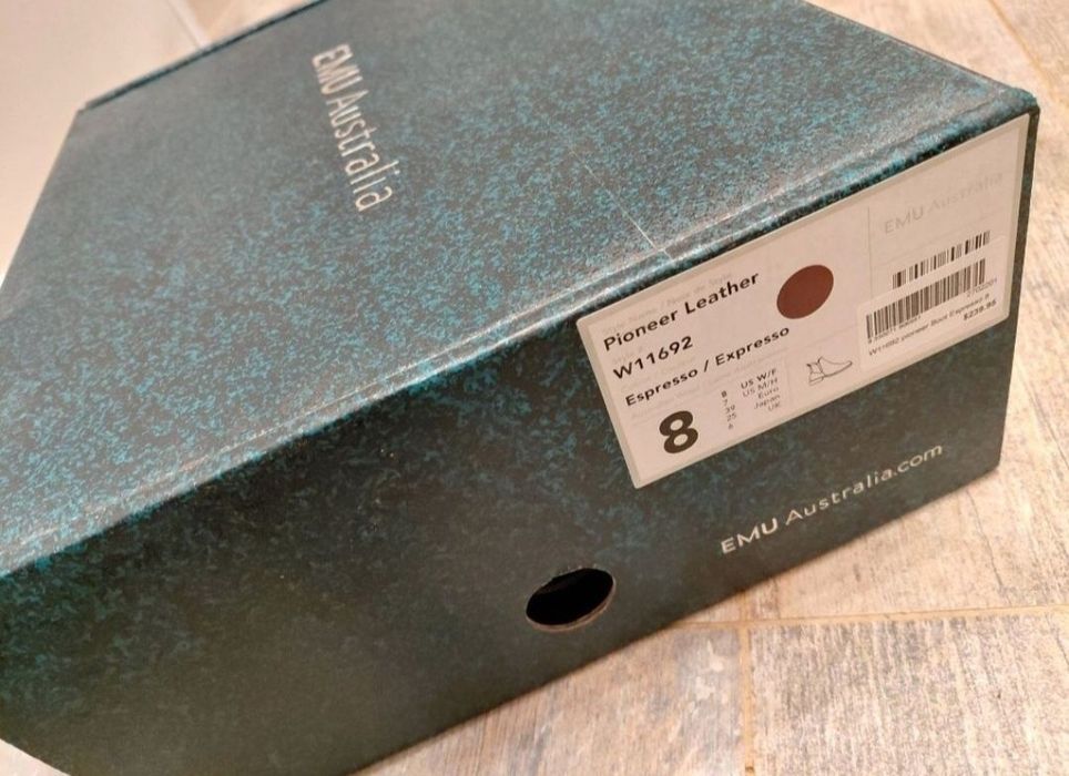 Дамски Кожени ботуши EMU Pioneer Leather, цвят Кафе, номер 39