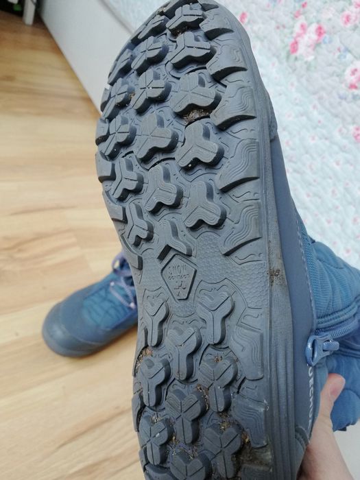 Детски непромокаеми ботуши за преходи sh500 х-warm, с цип, № 37, си