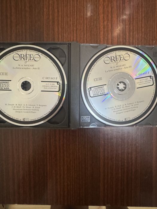 Моцарт La Finta Semplice (3 CD) Orfeo 1989