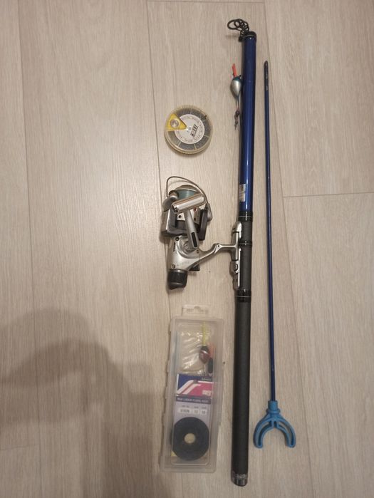 Не използвана въдица с макара