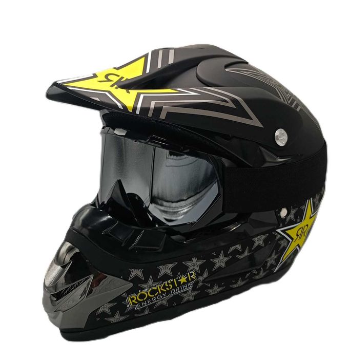 Кросова каска и очила комплект