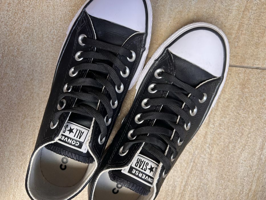 Кецове Converse естесвена кожа 36.5