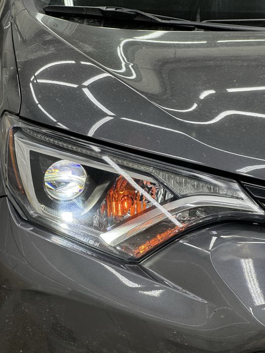 Установка линз чистка фар