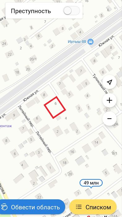 Продам земельный участок на Лесозаводе
