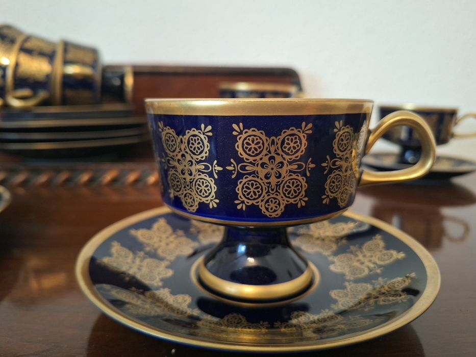 Set 6 cești de cafea/ceai si farfurii desert Lichte