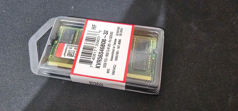 Memorie laptop Kingston KVR56S46BD8-32, 32GB, DDR5-5600MHz, CL46