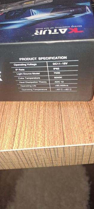 Лед  крушки h1 .