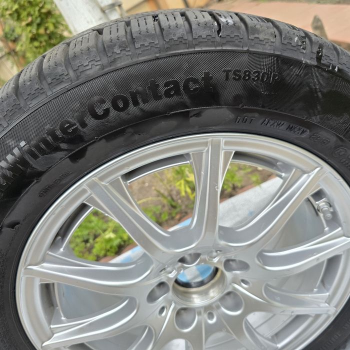 Jante aliaj Mercedes cu anvelope iarna Conti  205/60R16 6.5Jx16 ET38