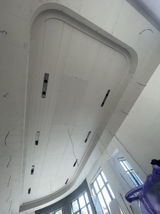 Гипсокартон монтаж и скритий рельс монтаж