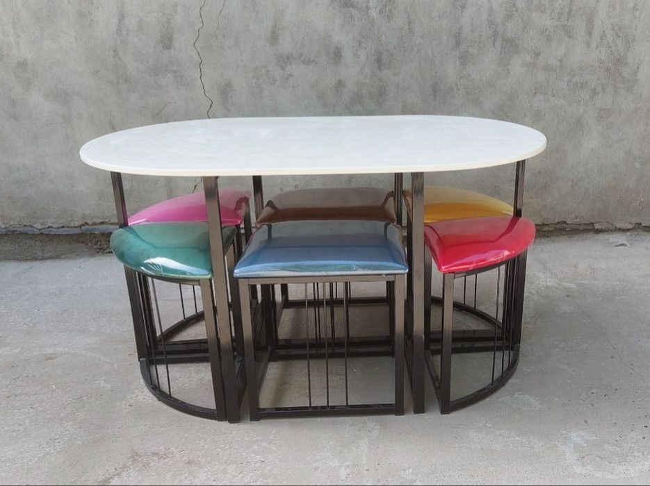 taburetka va stol uyingiz uchun компактный комплект табуреток для кухн