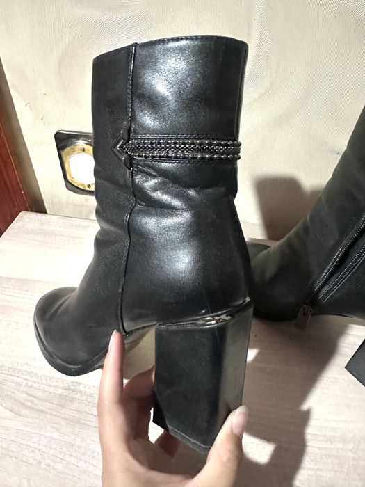 зимние ботильоны кожа, зима 37р