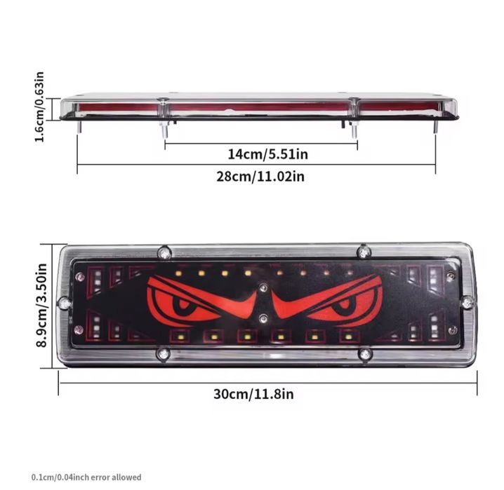 Set 2 Stopuri Spate LED 12V - 24V pentru Camioane Remorci Autoturisme