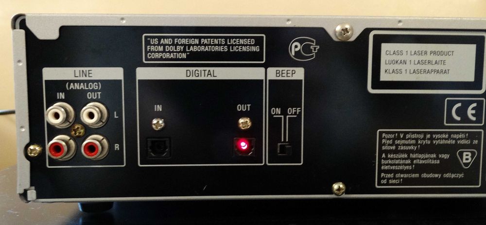 Minidisc Recorder Sony MDS-S39 Silver , telecomanda