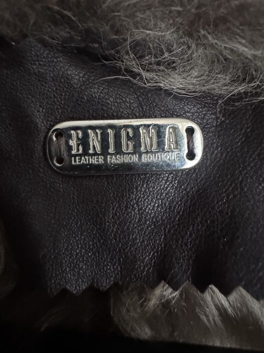 Палто от агнешка кожа с косъм Enigma leather